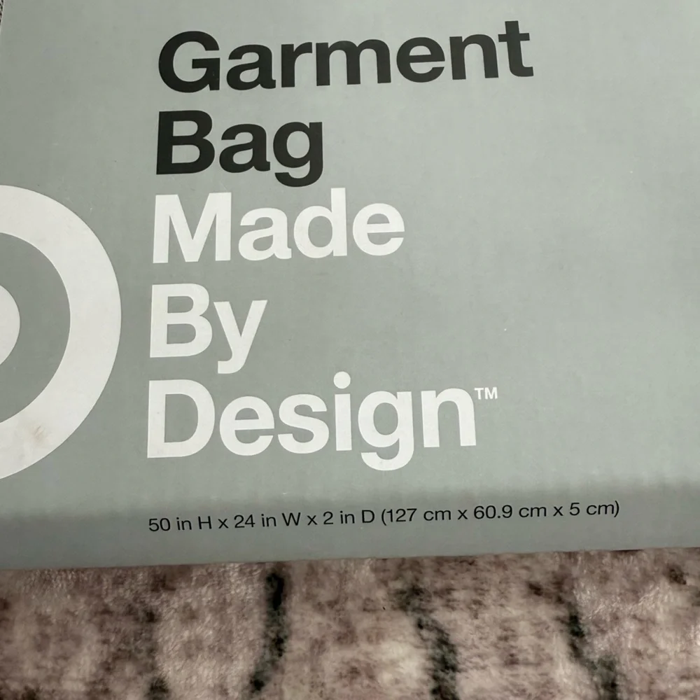 Made By Design Gray Garment Bag